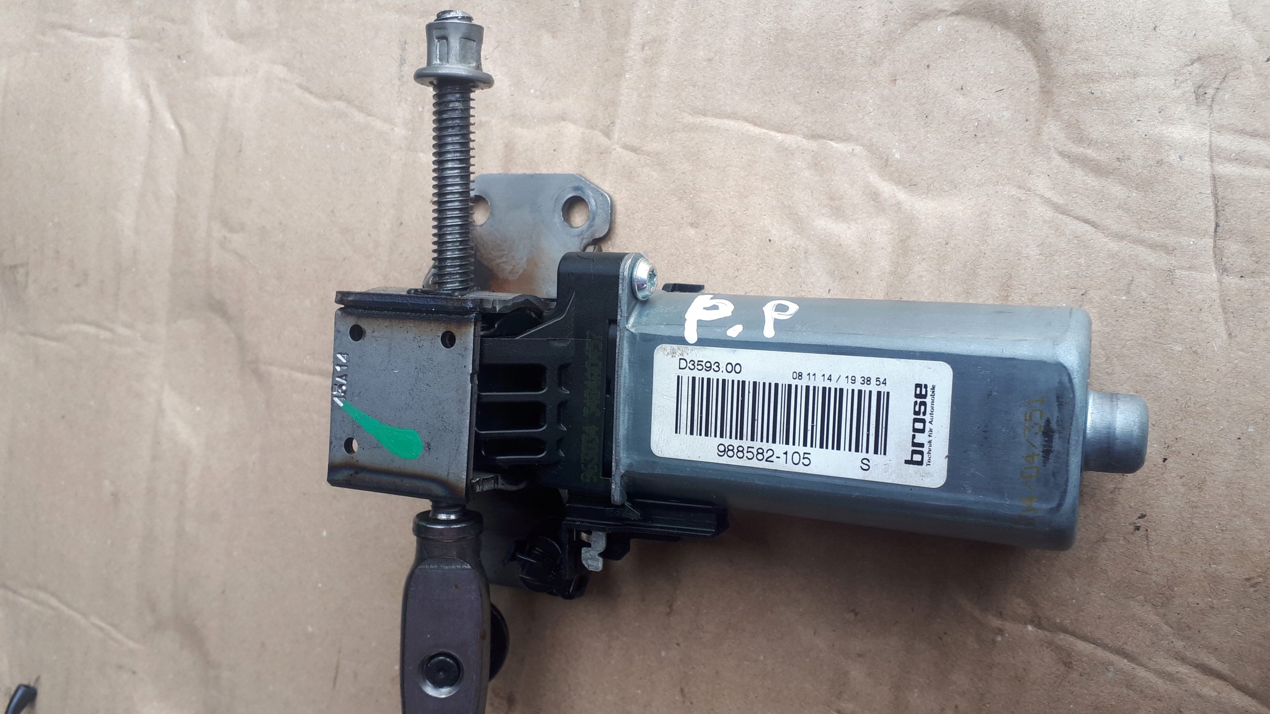A6 C7 Motor Regulations- SITZ 988582-105