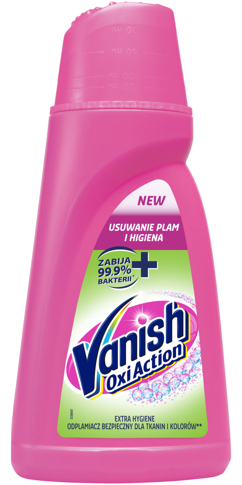 

Vanish Extra Hygiene Odplamiacz Płyn 940ml