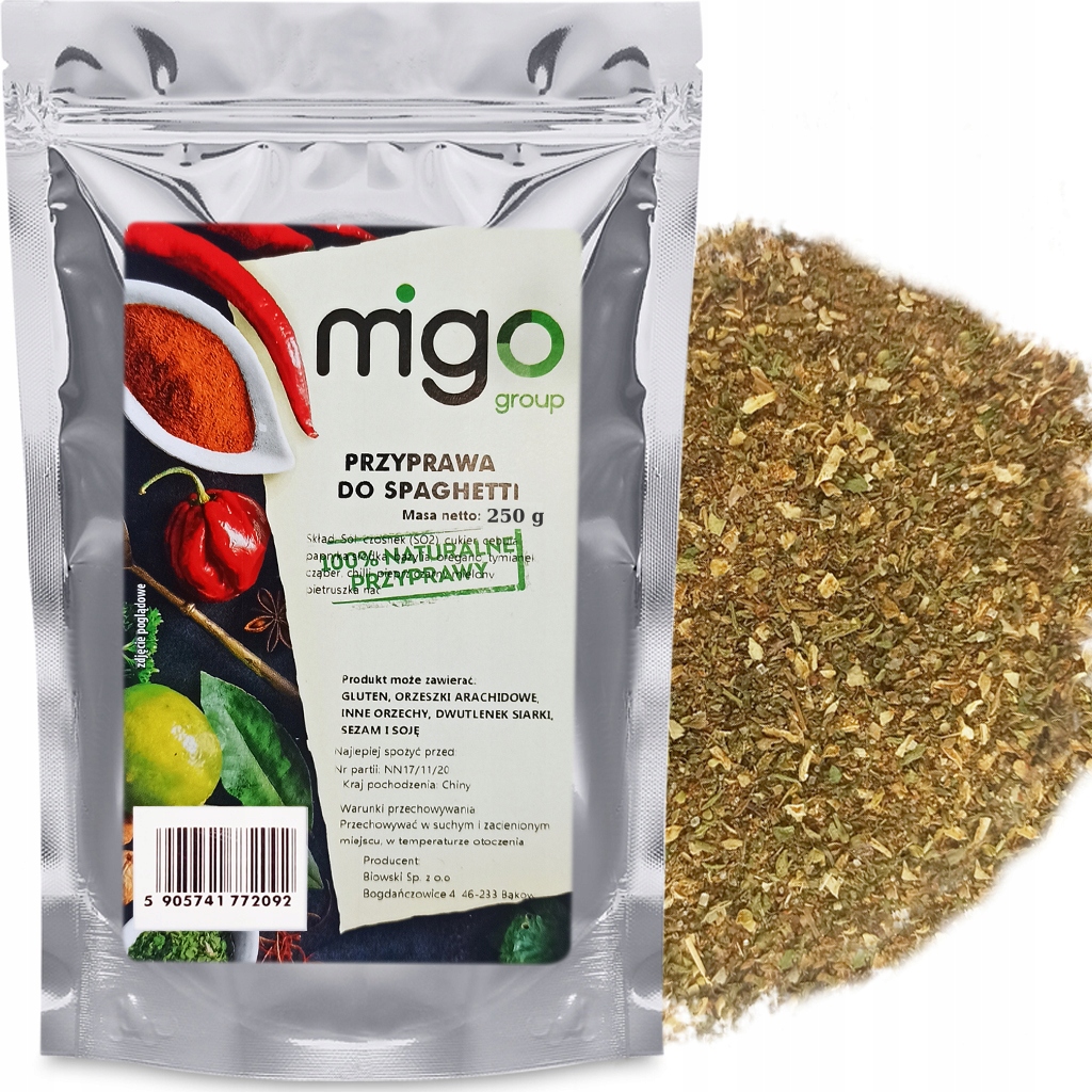 Przyprawa do SPAGHETTI - 250g - MIGogroup