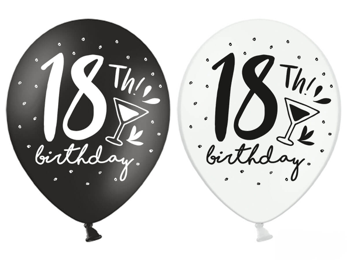 balony 6szt. 30cm ''18'' | SB14P-246-000-6 — 3
