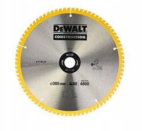 

DeWalt Tarcza tnąca do drewna 80z DT1184 305x30 mm