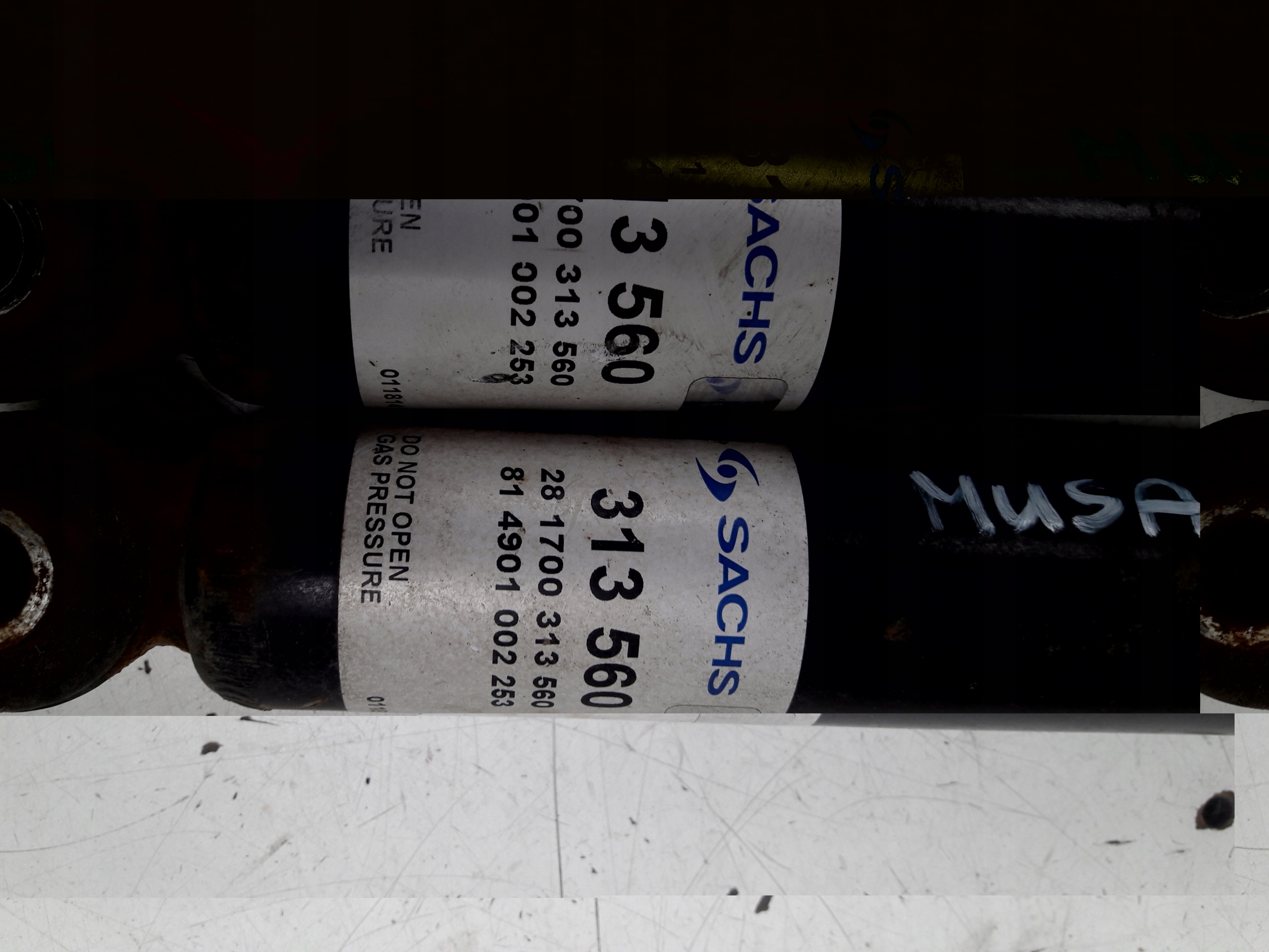 Stoßdämpfer Sachs heck para 313560 Lancia Musa