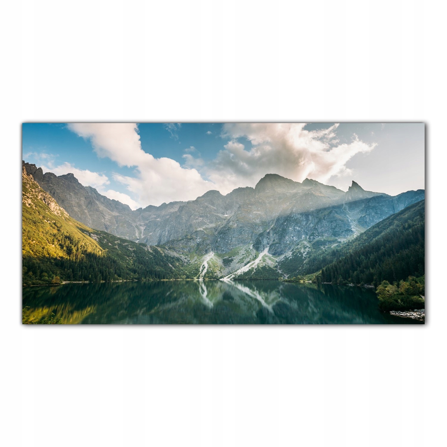 

Obraz na szkle Foto Góry Jezioro Krajobraz 140x70