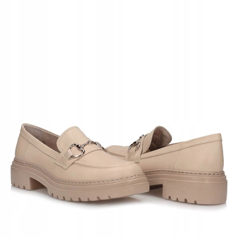 Beżowe Mokasyny lordsy Ryłko C2R39_BX_JE8F Rozmiar 40