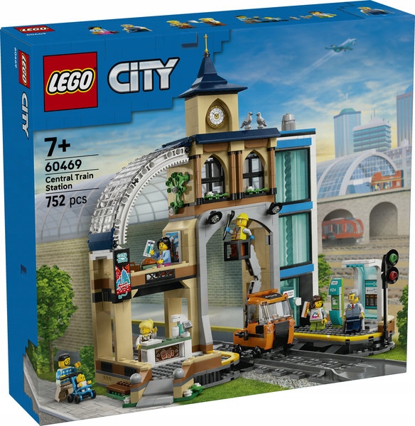 stavebnice Lego City 60469 Centrální nádraží