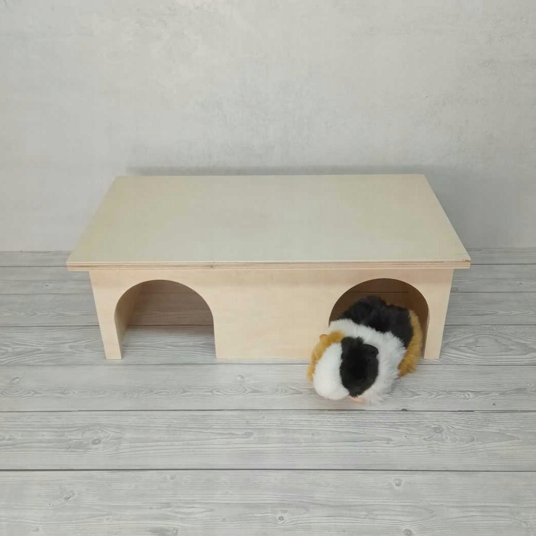 Levně Dřevěný domeček pro morče