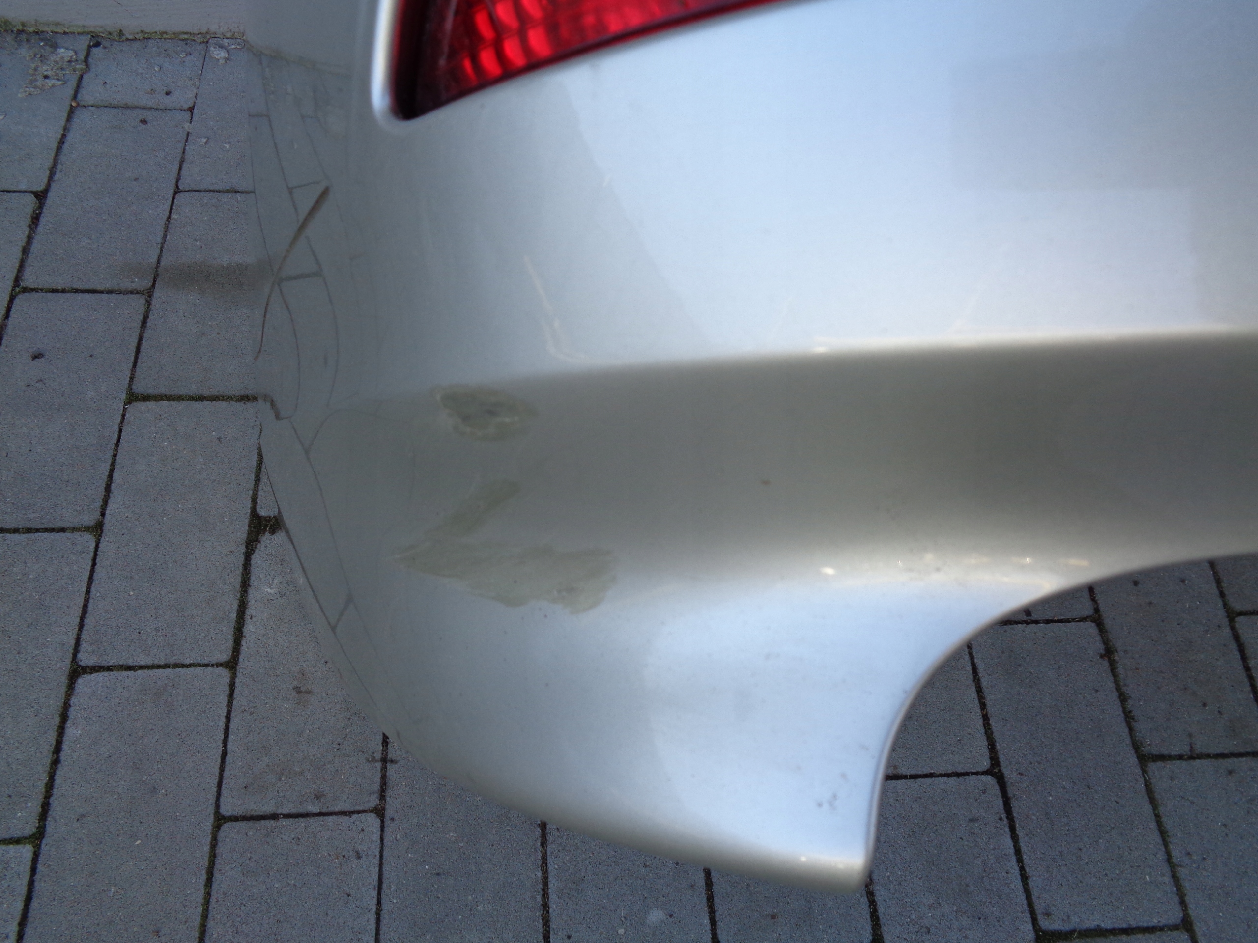 bumper rear part rear + PDC BMW 6 E63 mineral-silber
