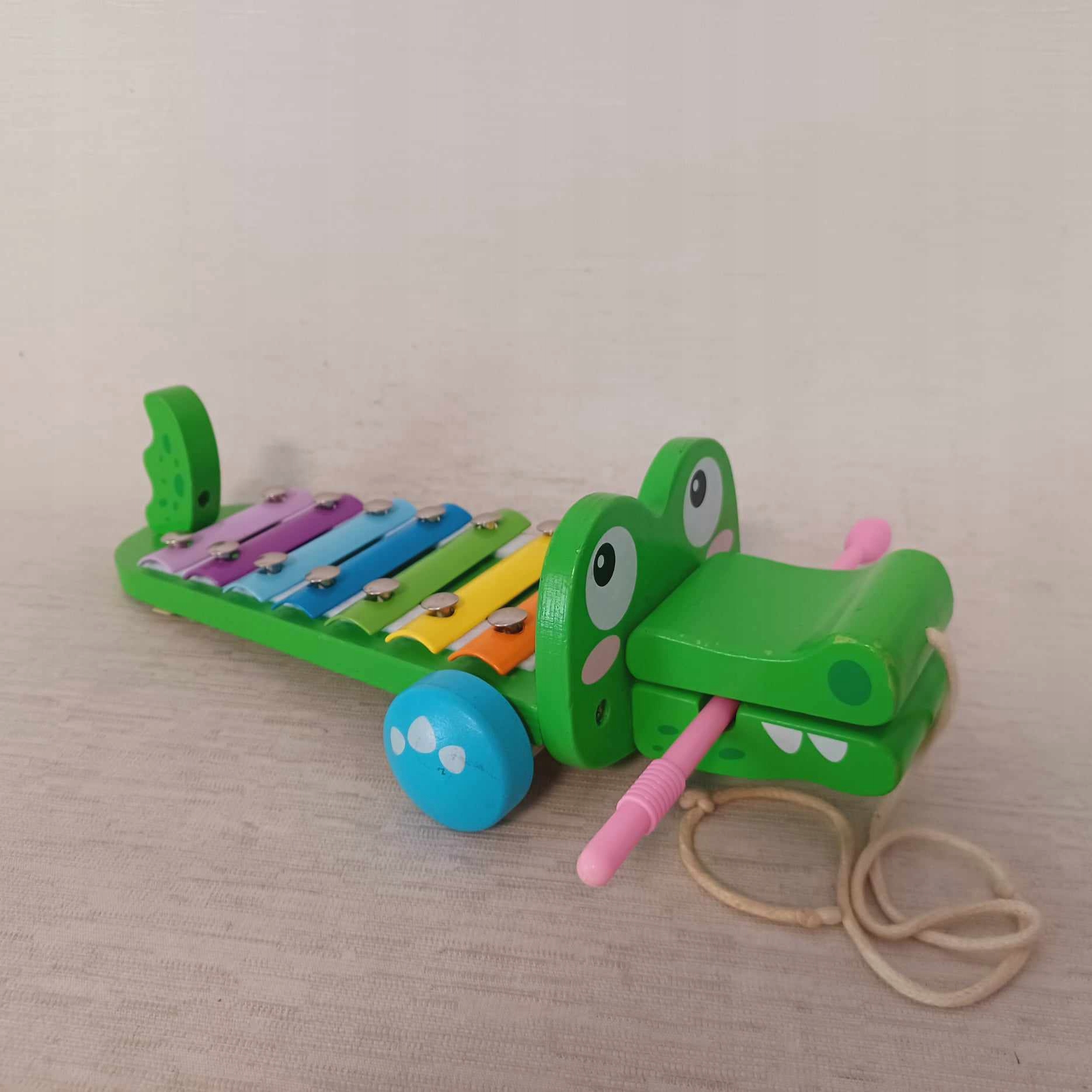 Cymbałki drewno krokodyl 7 tonów