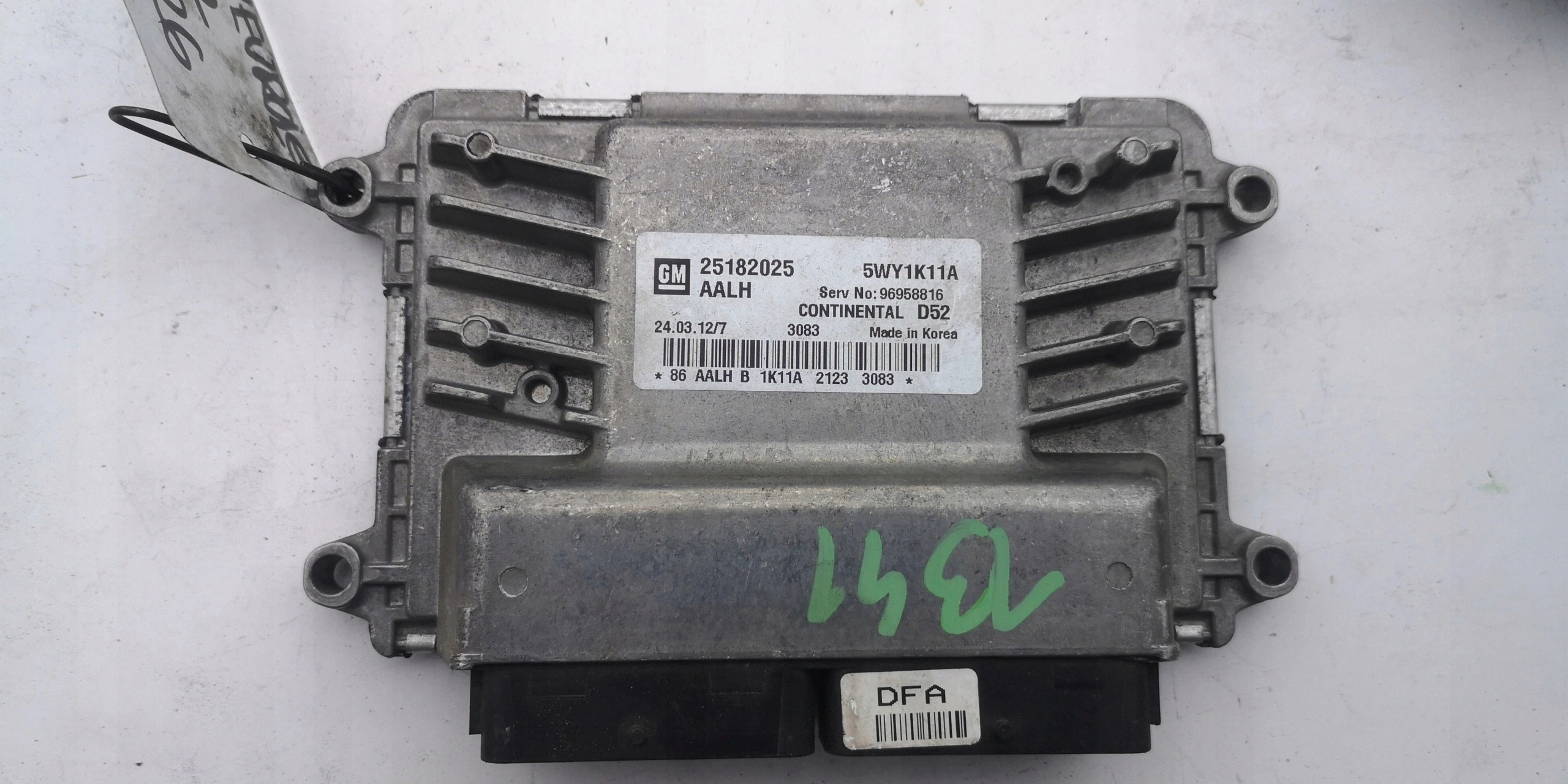 DAEWOO MATIZ 1.0B 16V 25182025 5WY1K11A computer E