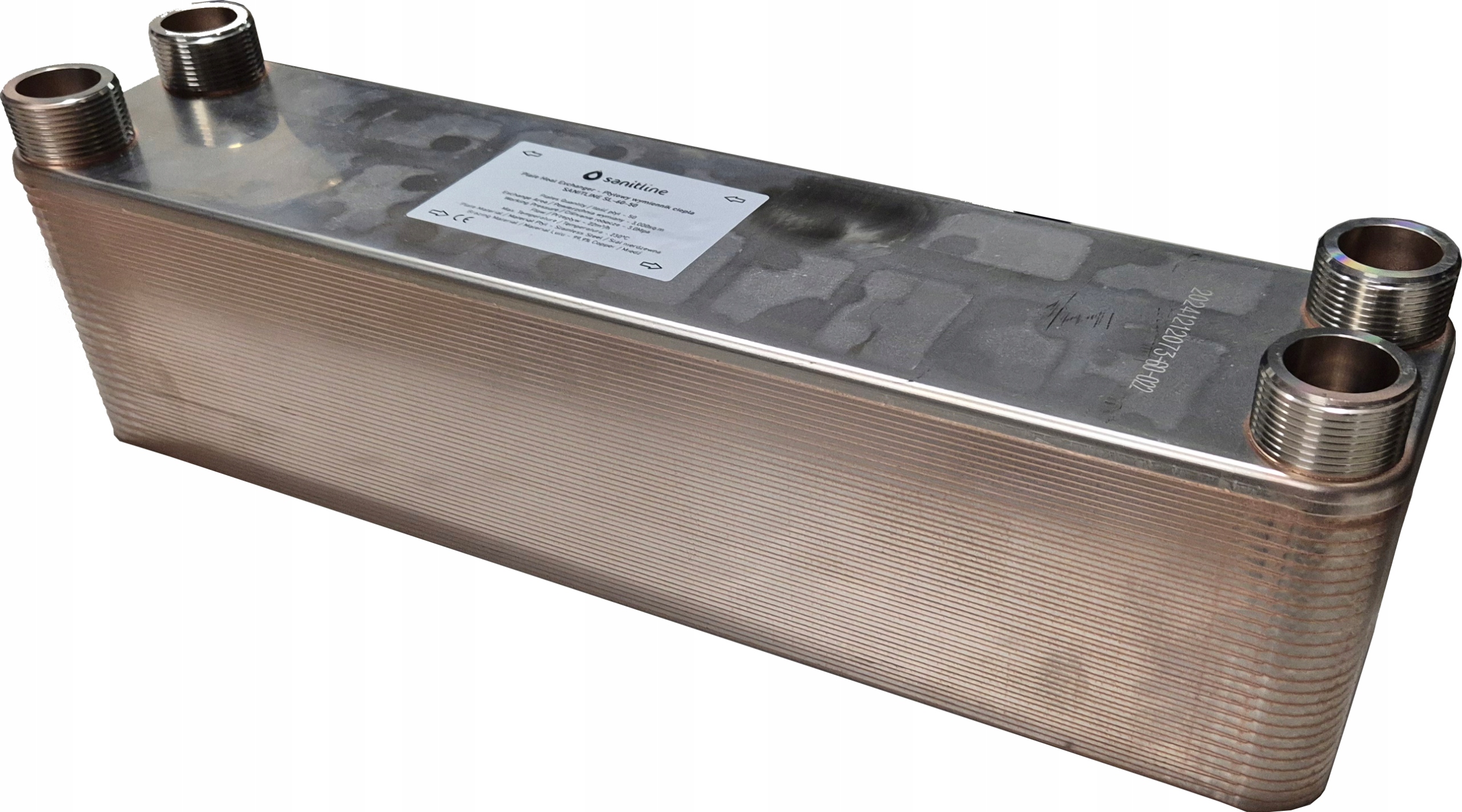 Výmenník tepla Sanitline SL-60-50 1 1/4" 200 kW 50 doskový DN32 5/4"