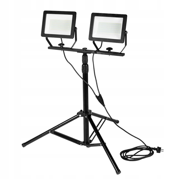 Dvojitý Reflektor Na Statíve 200 W Led 17000 LM