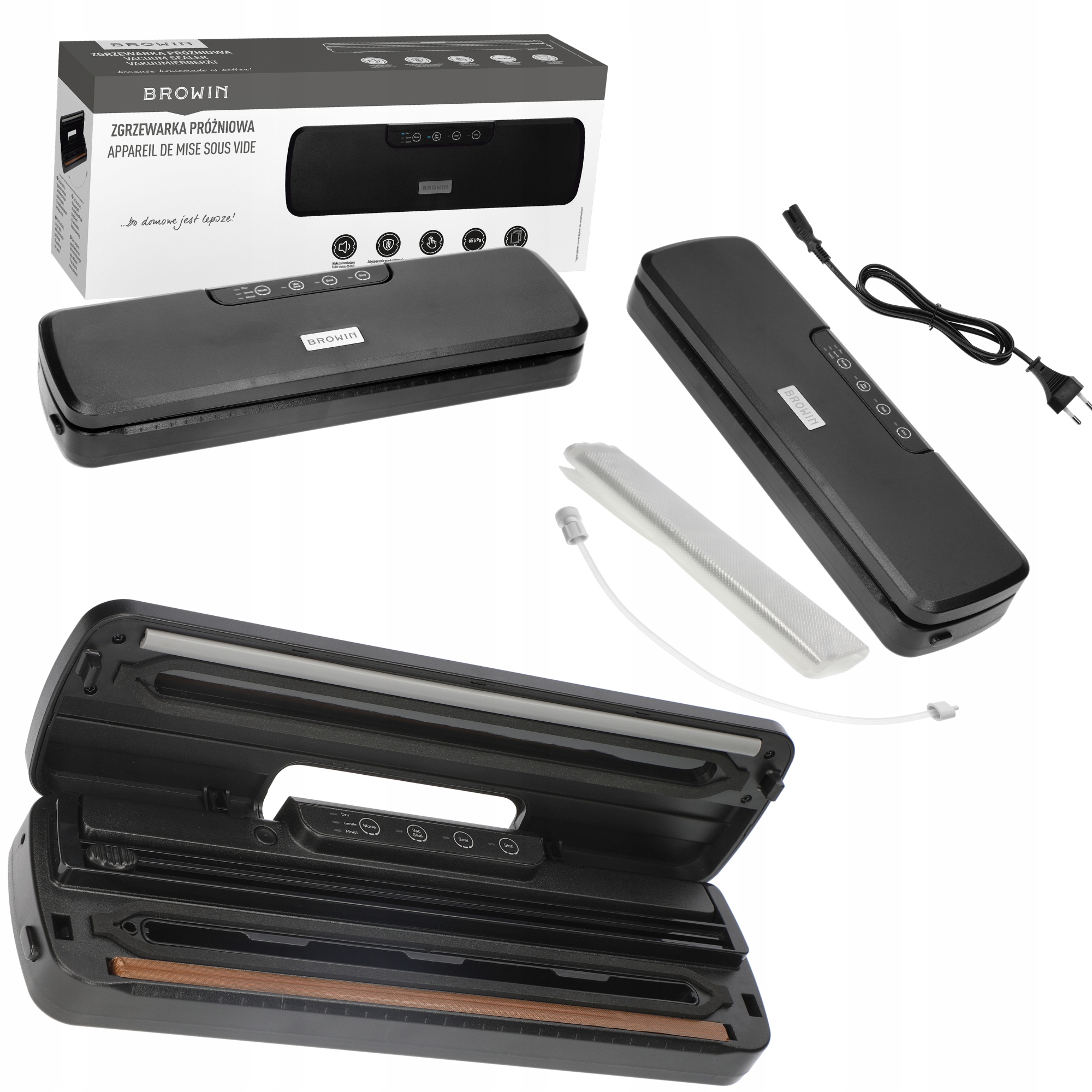 Zgrzewarka próżniowa do żywności uniwersalna 110W