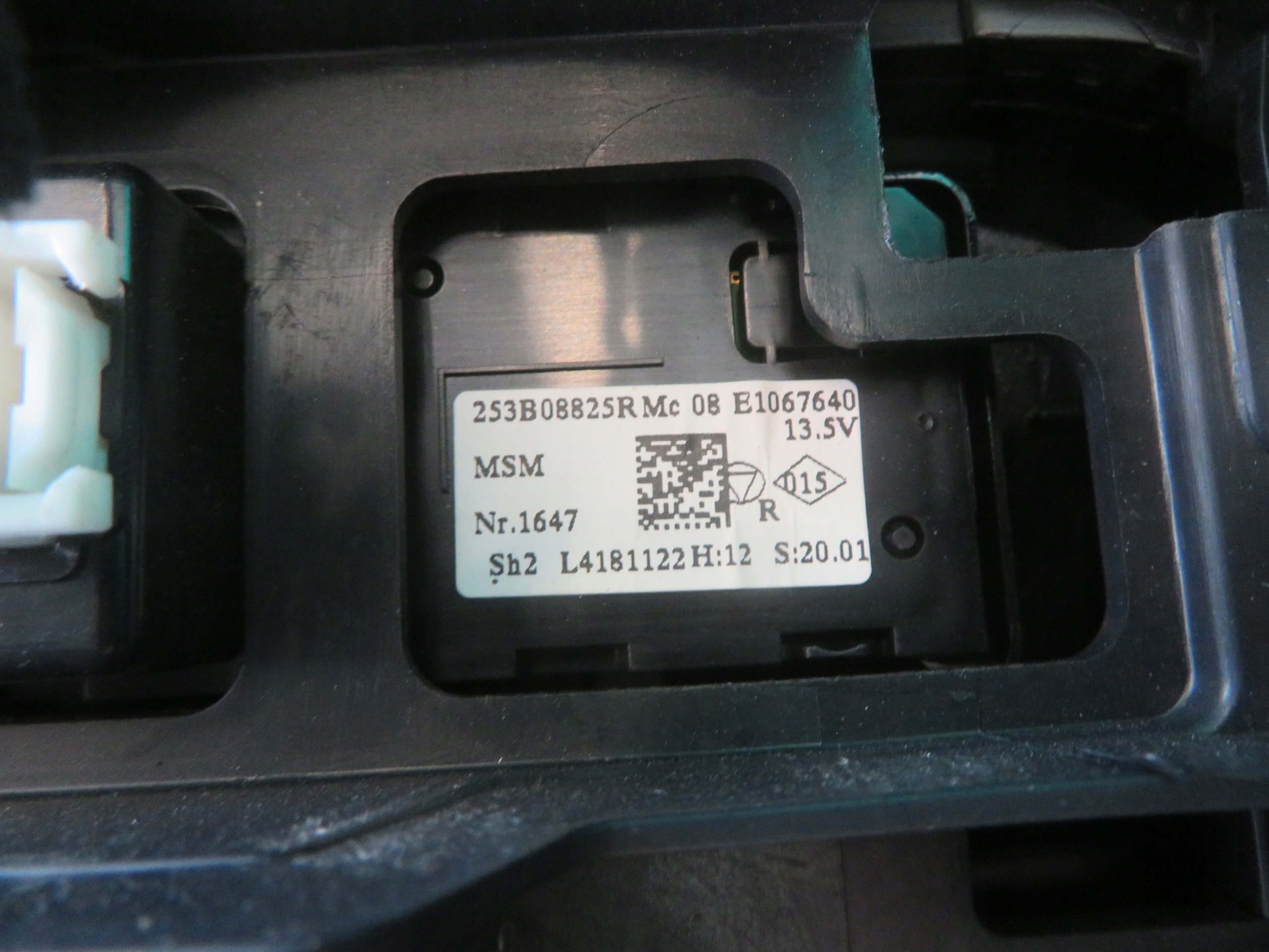 frame RADIA PANEL air conditioning devices RADIO RENAULT TRAFIC 15R