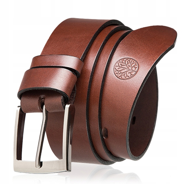 

Pasek skórzany męski brązowy szeroki pas Betlewski