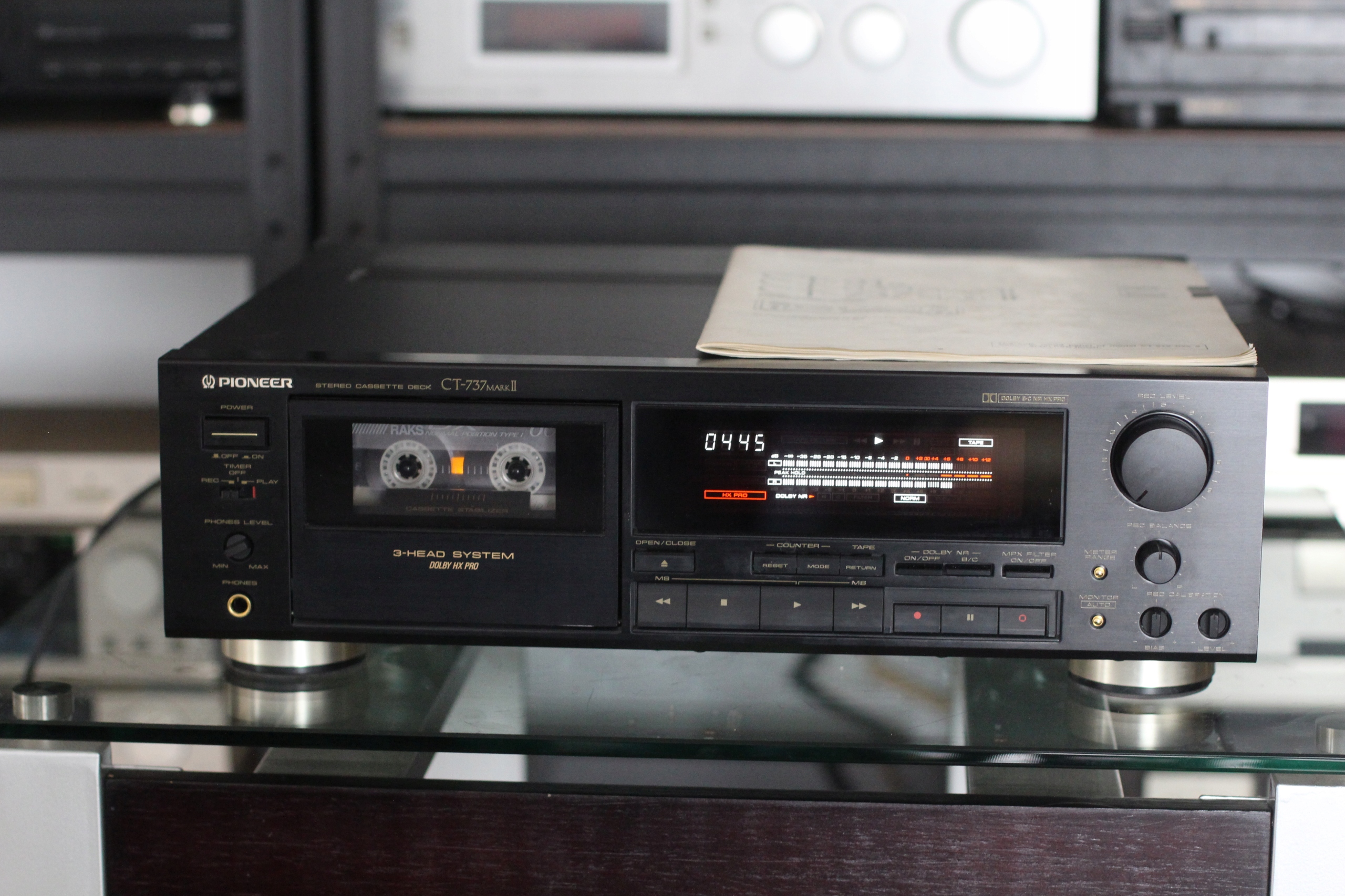 Pionieer CT 737 Mark II magnetofon kasetowy (1988-89)
