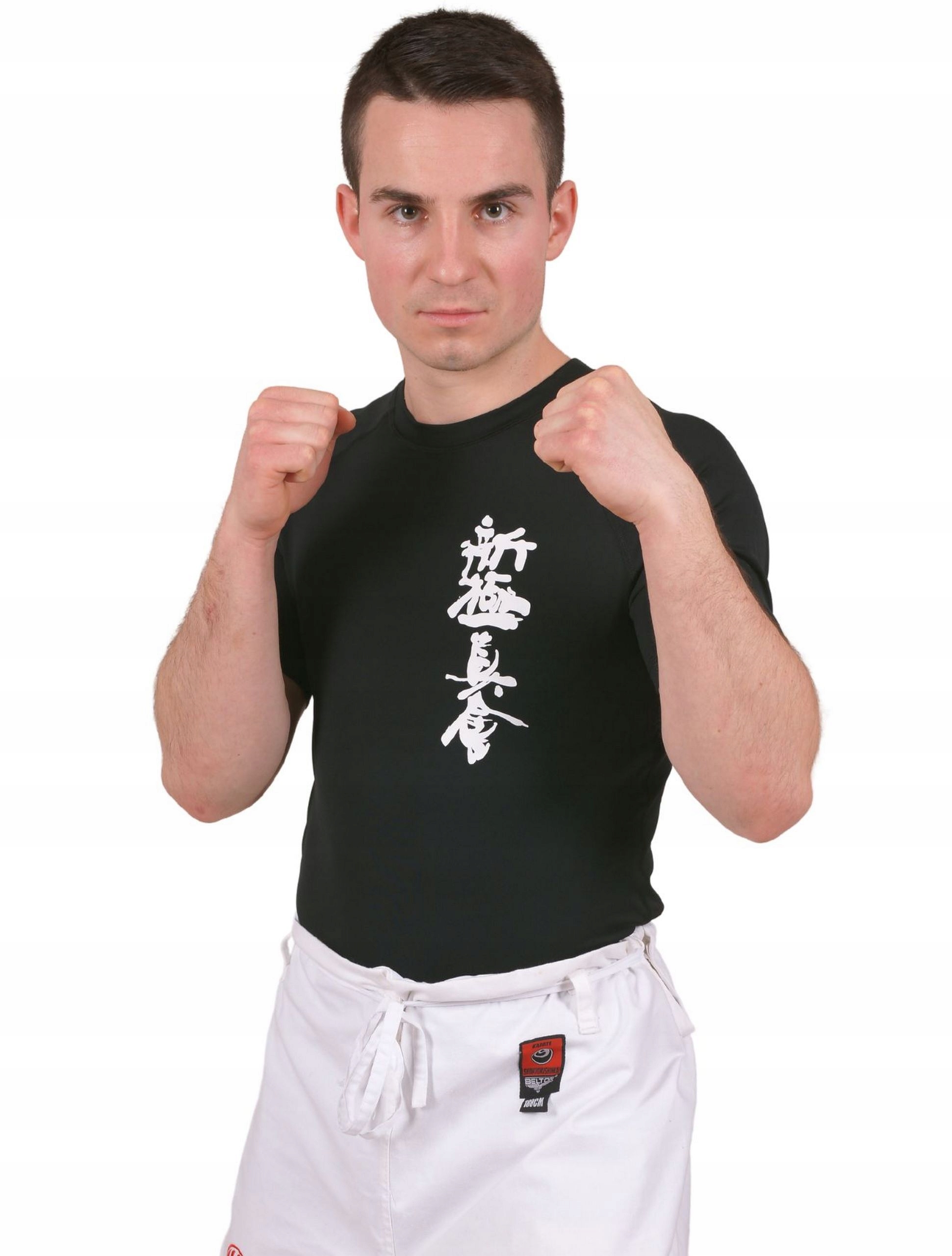 BELTOR RASHGUARD KARATE SHINKYOKUSHINKAI 01 KOSZULKA TRENINGOWA CZARNY XL Rozmiar XL