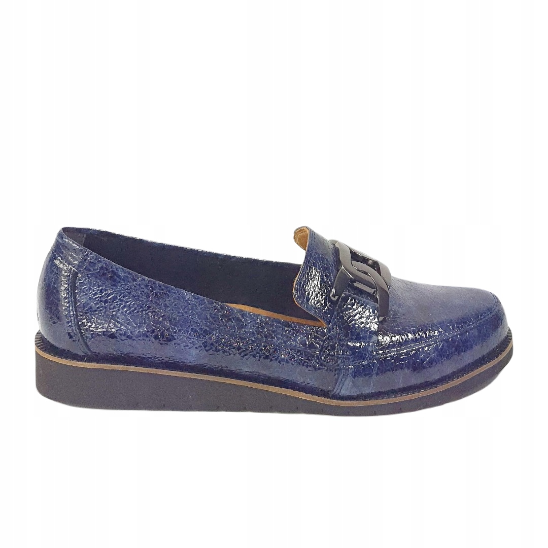 Dámské mokasíny Higo 2224 BLUE-18 velikost 36, modré