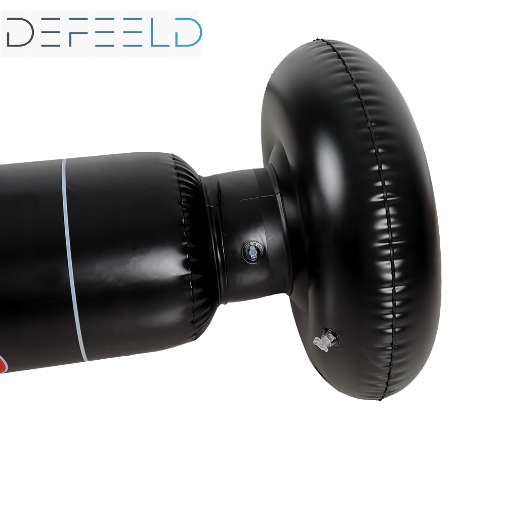 Worek Treningowy Zestaw Bokserski Dla Dzieci Rekawice Bokserskie - DEFEELD Kolor dominujący czarny