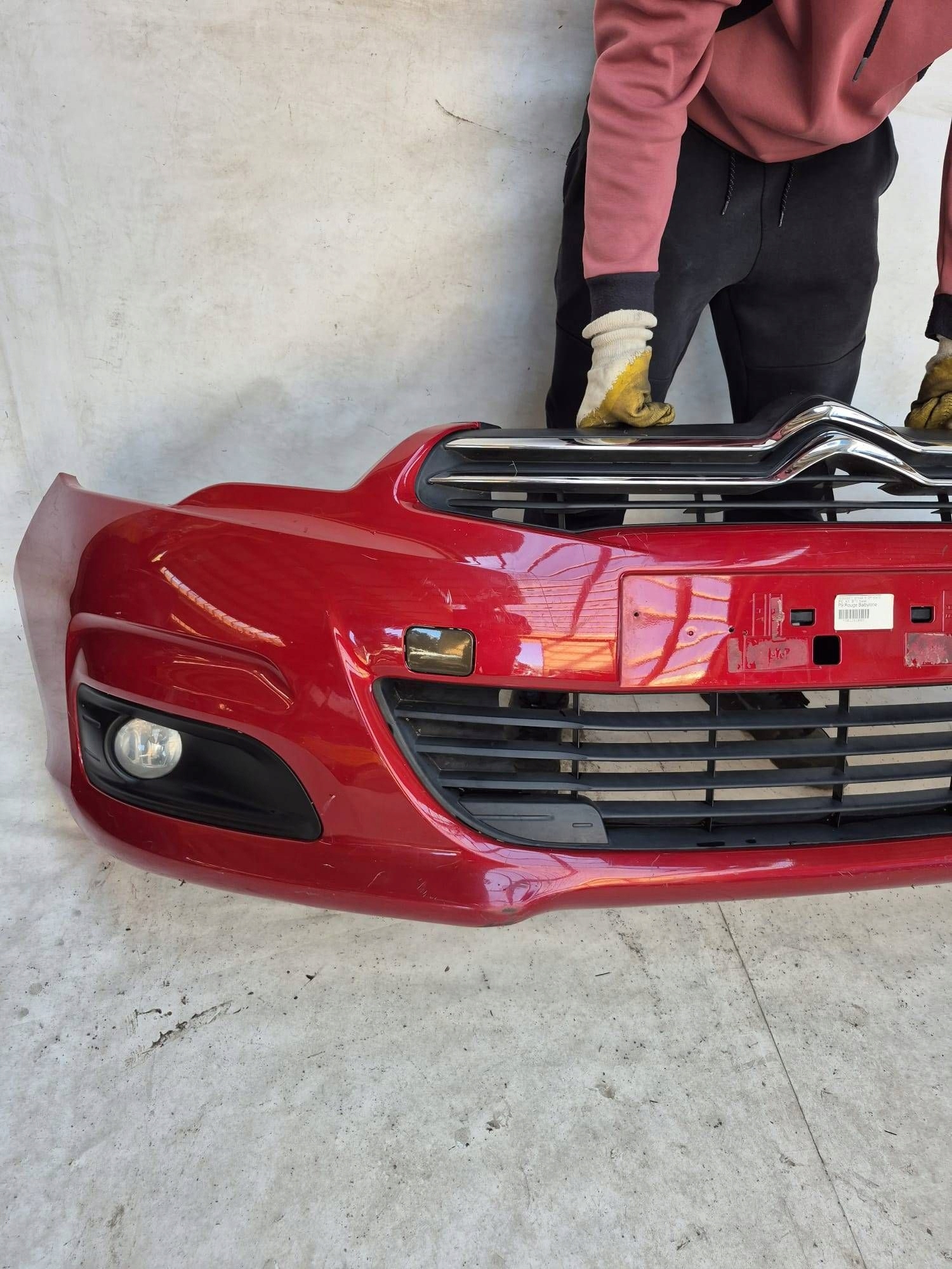 CITROEN C4 II 2 10- bumper front front without DZIUR 9676285080A