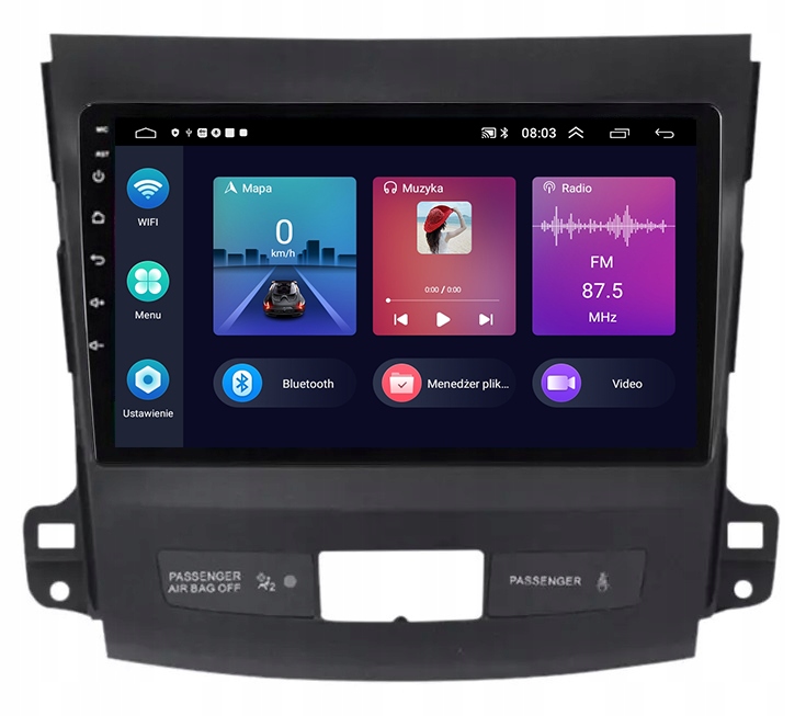 Gps A Android Navigace Bt Outlander Peugeot 4007 Carplay 4GB 64GB