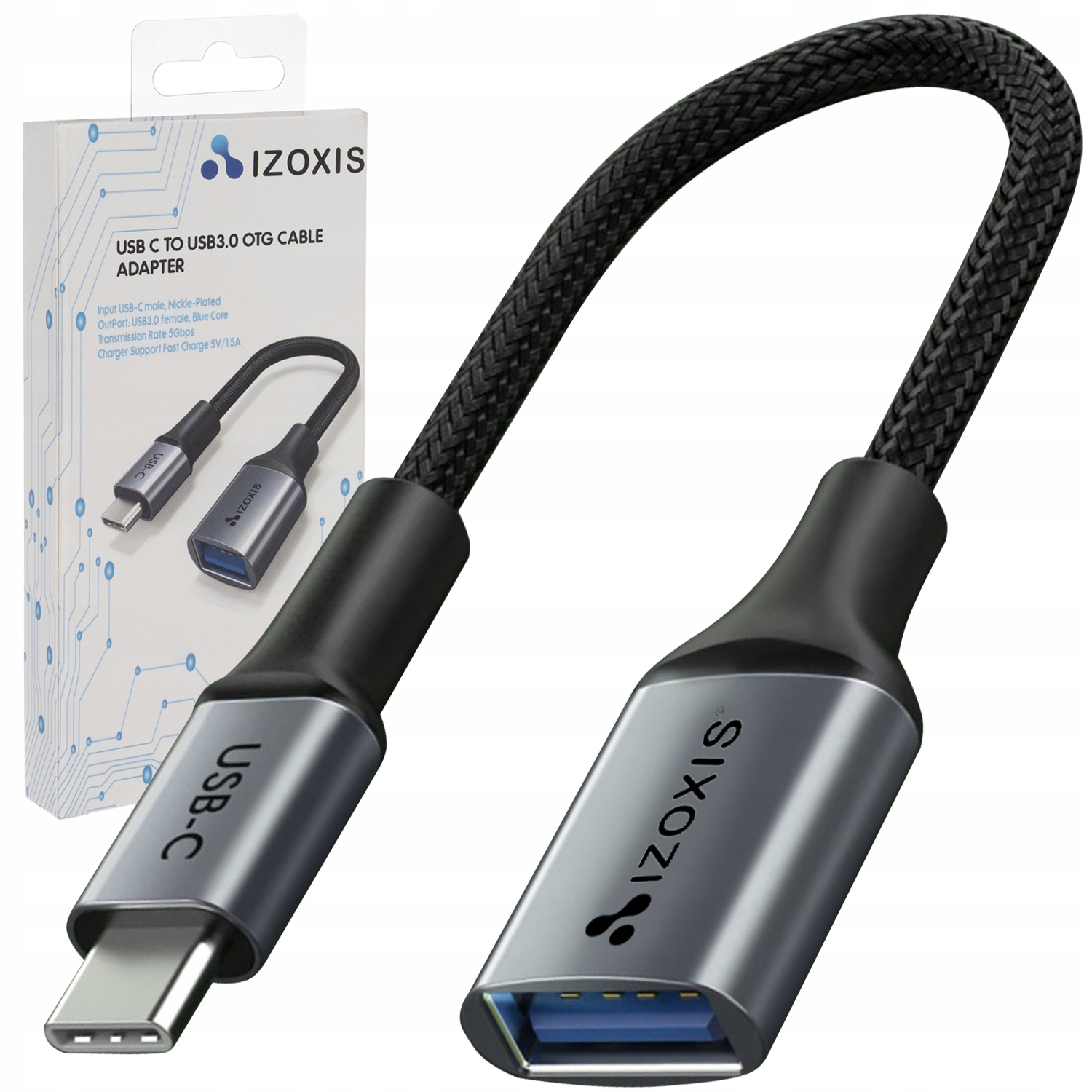Adapter USB 3.0 USB Typ-C USB-C Przejściówka OTG IZOXIS - Izoxis