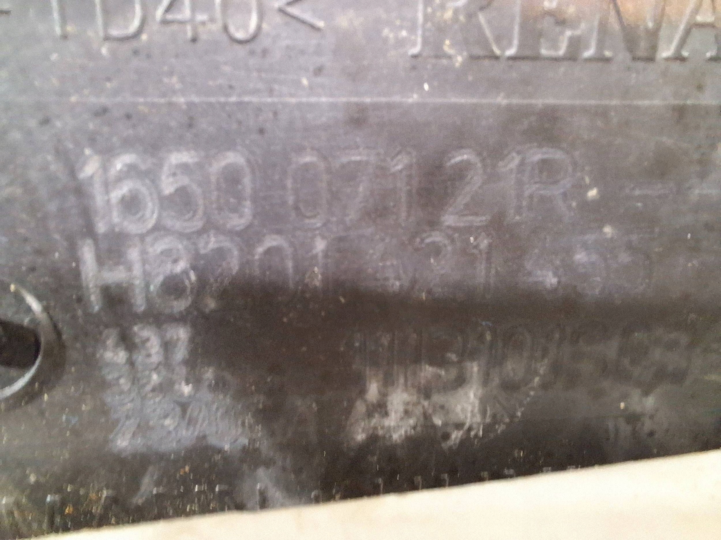 Gehäuse filter luft 165007121R RENAULT