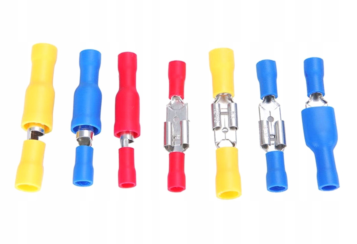 KONEKTORY IZOLOWANE ZŁĄCZA ZACISKANE KOŃCÓWKI KABLA 15 TYPÓW 280 SZT AG709A Symbol AG709A