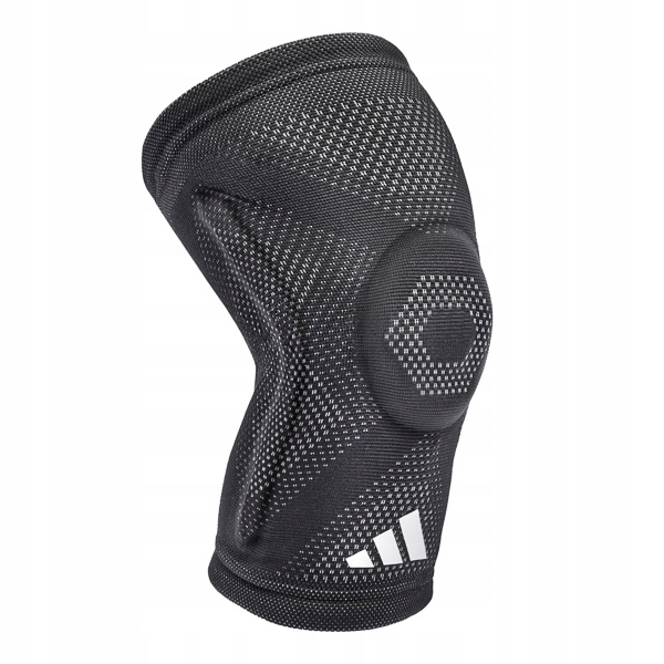 Opaska kompresyjna na kolano adidas Aeroready Knee Support black/ white