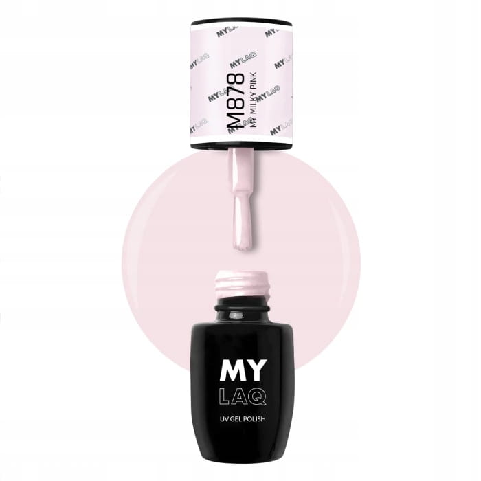 Lakier hybrydowy Mylaq My Milky Pink M878 5ml