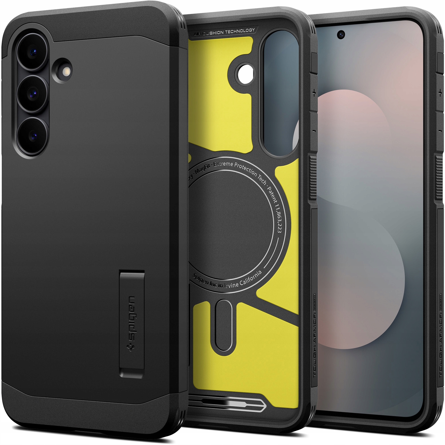 Pouzdro Spigen pro Samsung Galaxy S25 Fe, odolné, s magnetem a stojánkem