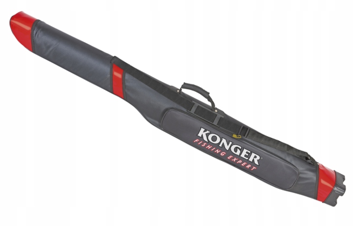 Konger Sztywny Wędkarski Pokrowiec Na Wędki 2 Komory 130CM