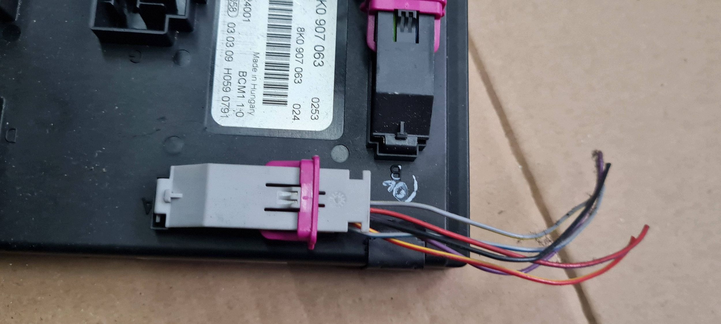 Q5 8R module control unit KOMFORTU A4 B8 A5 8T 8K0907063