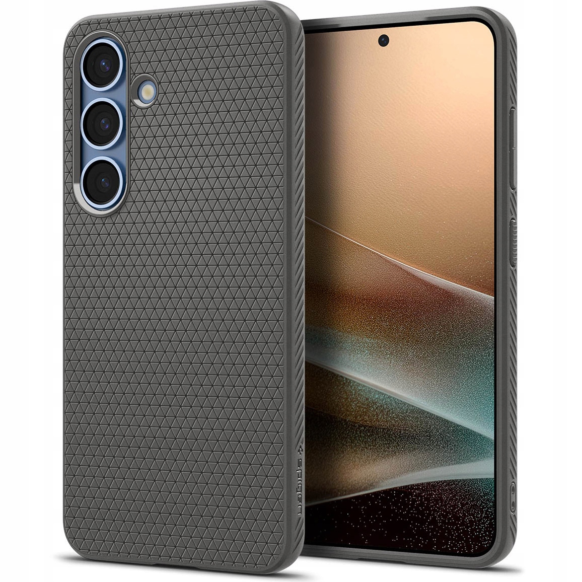 Spigen Liquid Etui Liquid Air Samsung Galaxy S25 Plus szare (Marble Grey)