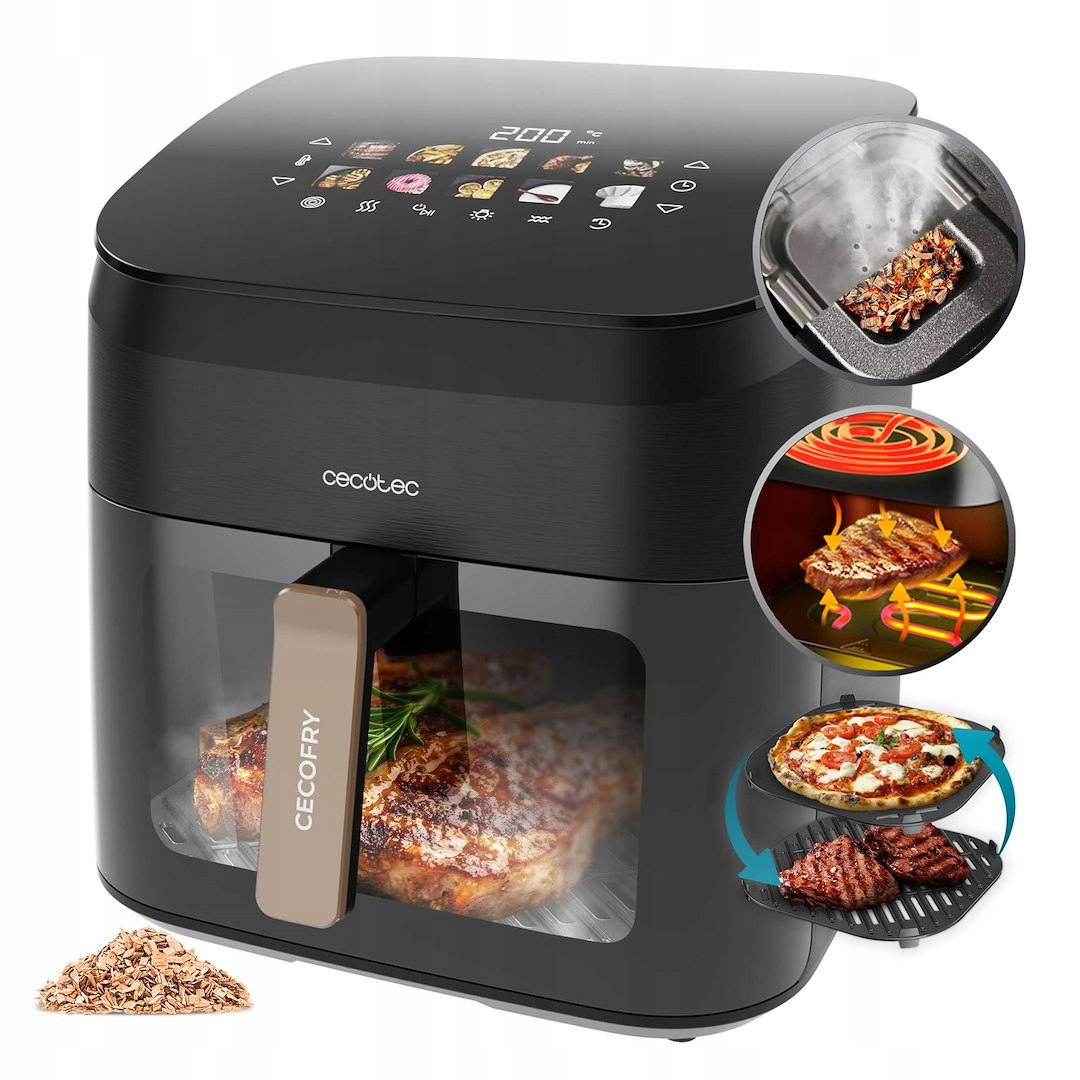Frytkownica Cecotec Cecofry&Grill Smokin 8500 AirFryer Grill 8,5L Air Fryer
