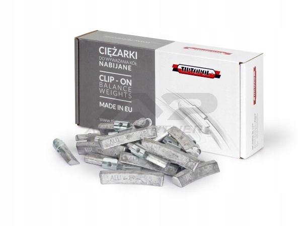 CIEZAREK (KPL 100 SZT) OLOWIANY NIEPOWLEKANY DO FELG ALUMINIOWYCH 45G TPALU