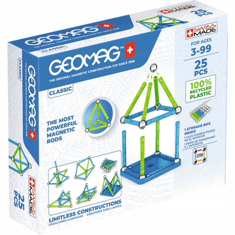 

Geomag Klocki Magnetyczne Classic 25 Elem G275