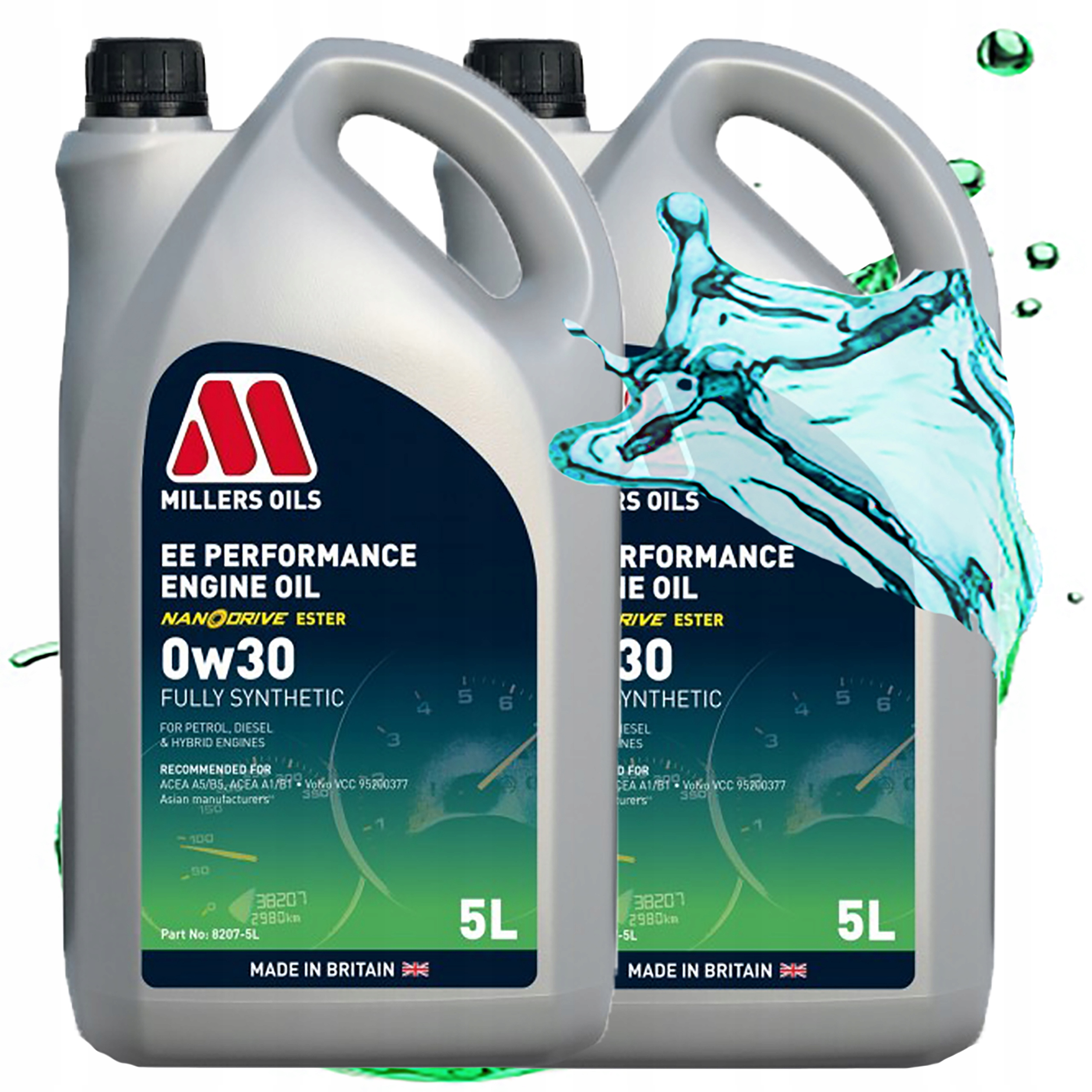 Syntetický Motorový Olej Millers Ee Performance 0W30 Estery Nano A5/B5 10L