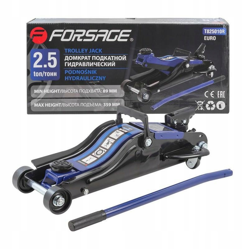 PODNOŚNIK NISKOPROFILOWY SAMOCHODOWY 2,5T LEWAREK żaba NISKI PROFIL Marka Forsage