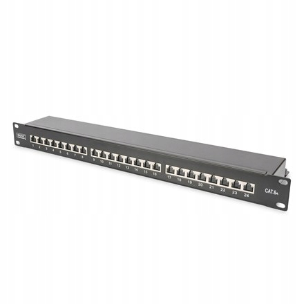 Digitus Cat 6A Patch Panel, RJ45, 8P8C, ekranowani