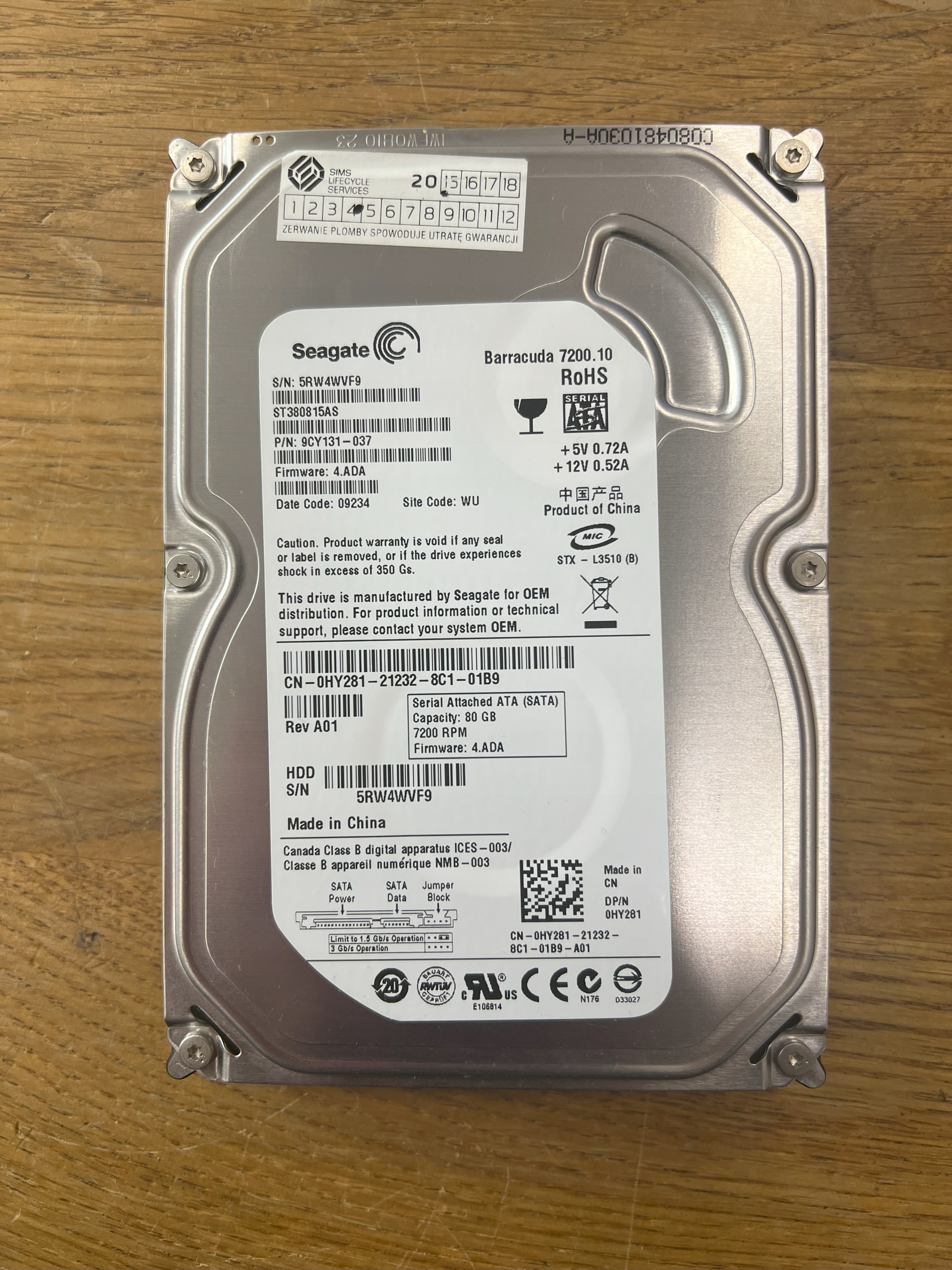 Seagate Barracuda 7200.10 - Niska cena na Allegro