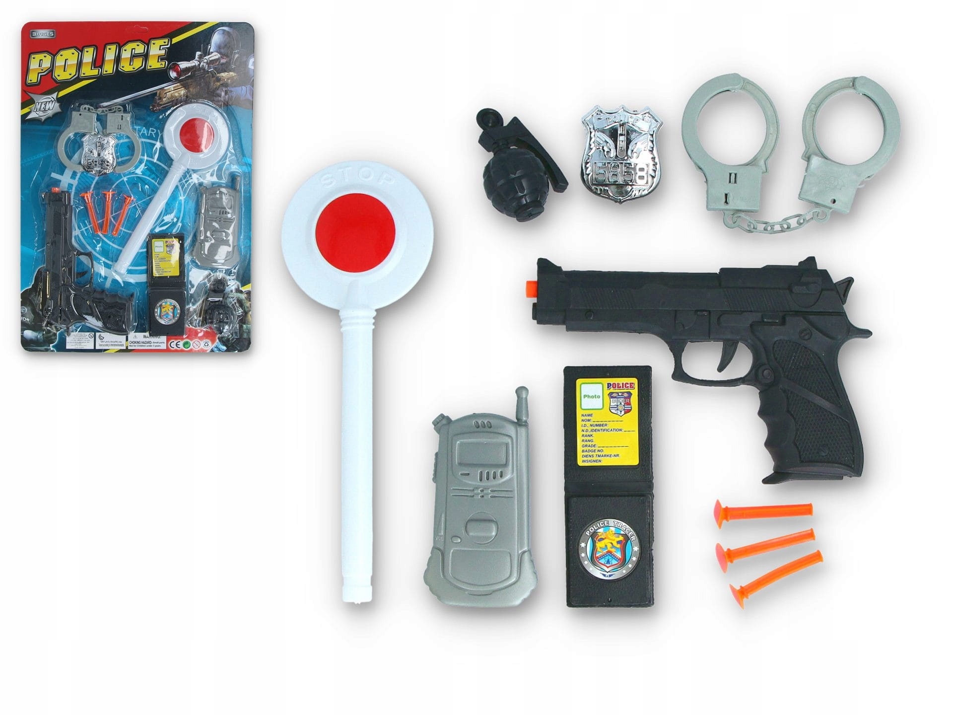 

Zestaw Policjanta Pistolet Lizak 48Z