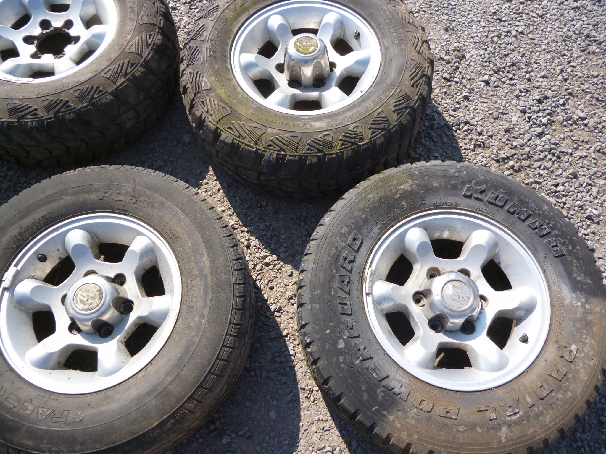 SSANGYONG KORANDO II discs aluminium 15 7JX15