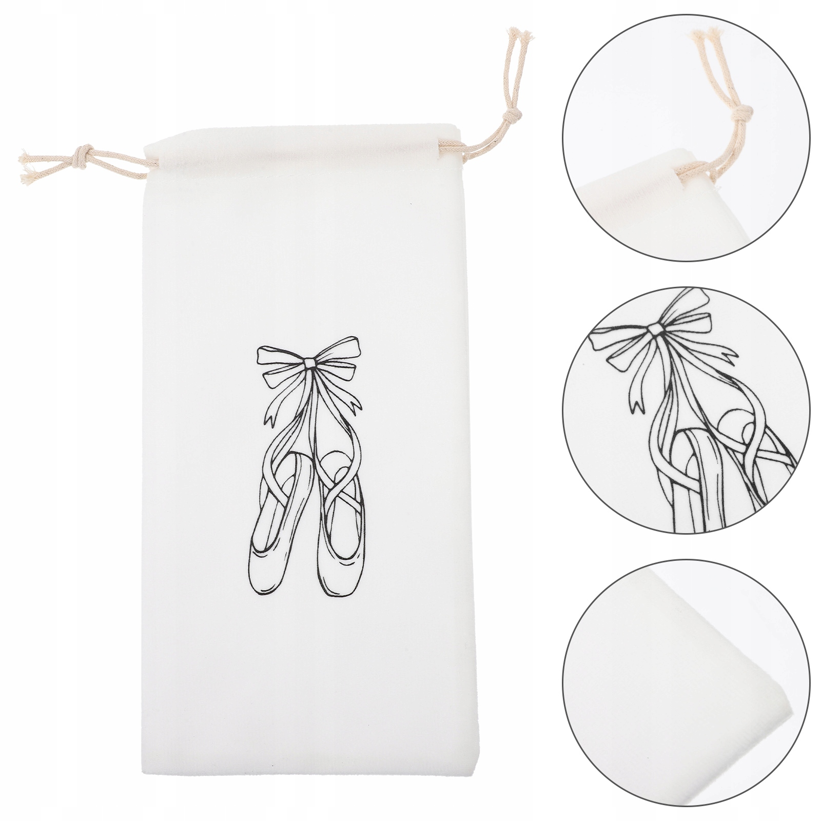 TORBA NA BUTY BALET DO PRZECHOWYWANIA BAWEŁNIANA TANIEC 3 SZT Model 52600113