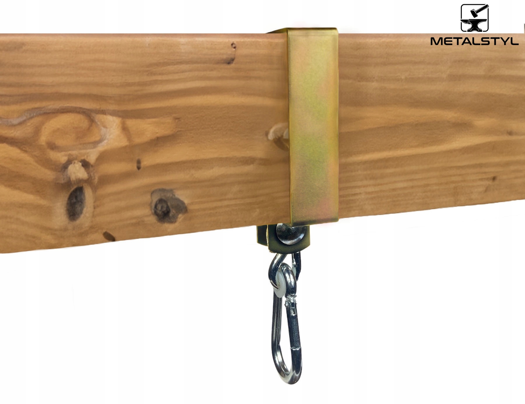 Mocowanie huśtawki obejma hak huśtawkowy kwadrat 90x90 mm ocynk Rodzaj mocowanie