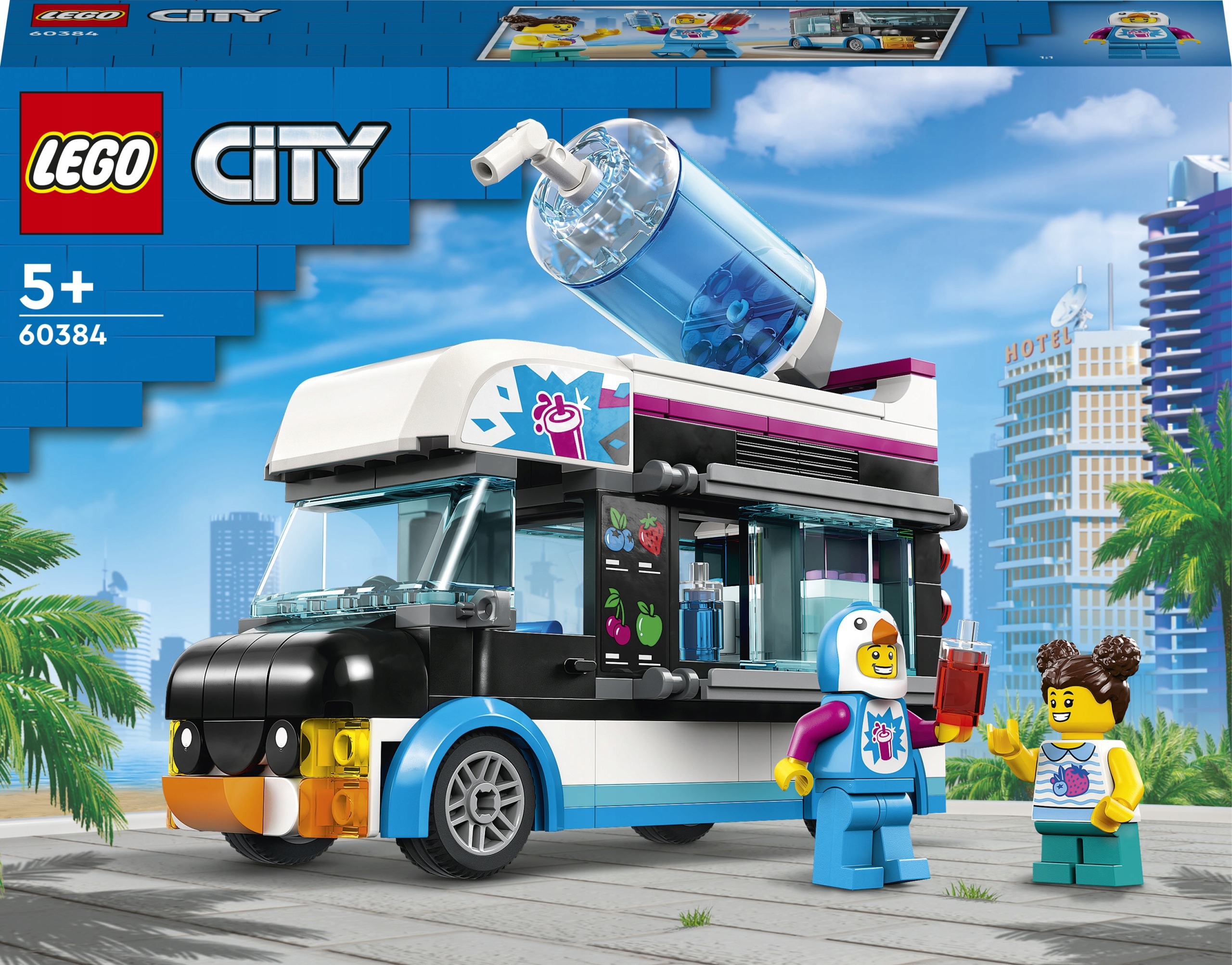 Lego City 60384 Pingwinia furgonetka ze slushem
