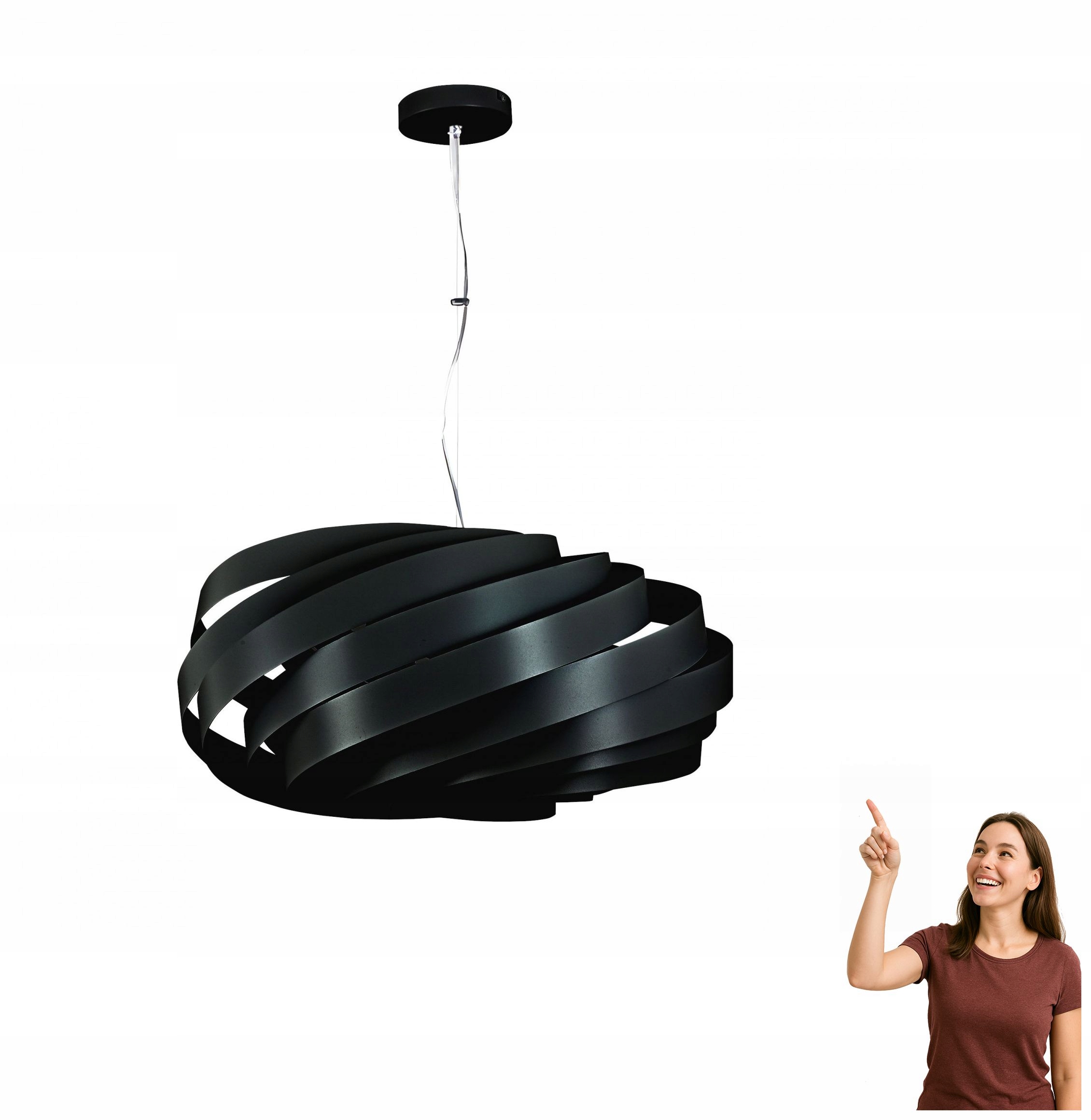 Závesná lampa Montoya Black 6126 Tk Lighting