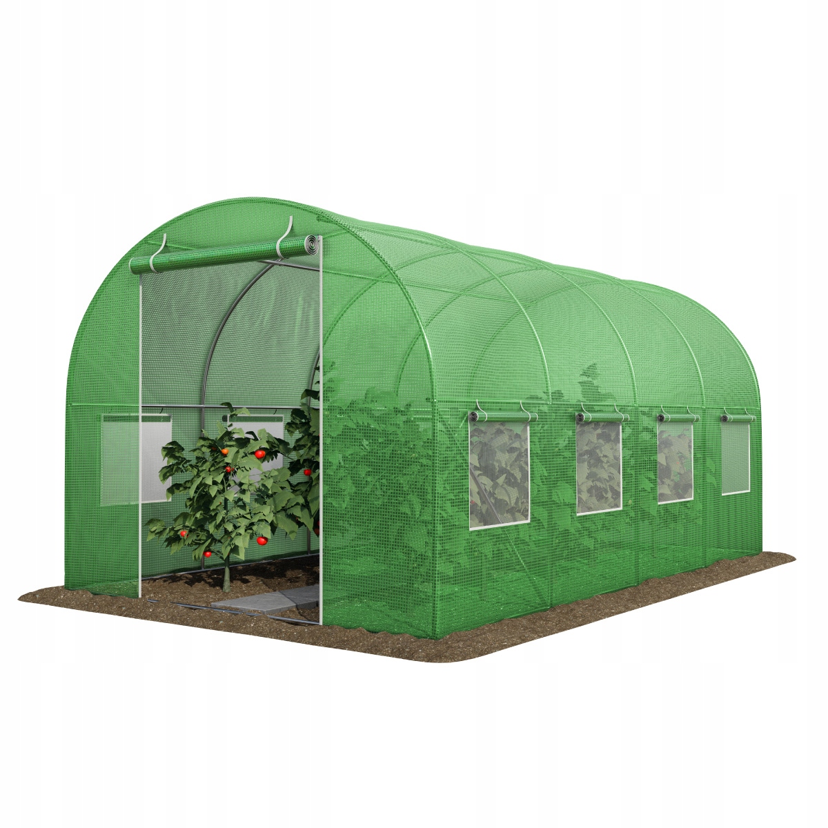 Tunel Foliowy Ogrodowy Szklarnia FOLIA NA WARZYWA OWOCE 10m2 Producent inna