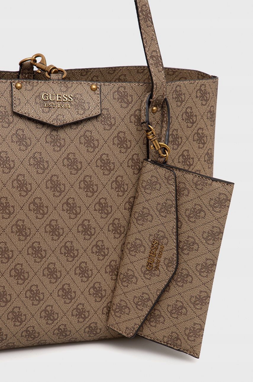 GUESS ORYGINALNA TOREBKA SHOPPERKA 3w1 Materiał dominujący skóra ekologiczna
