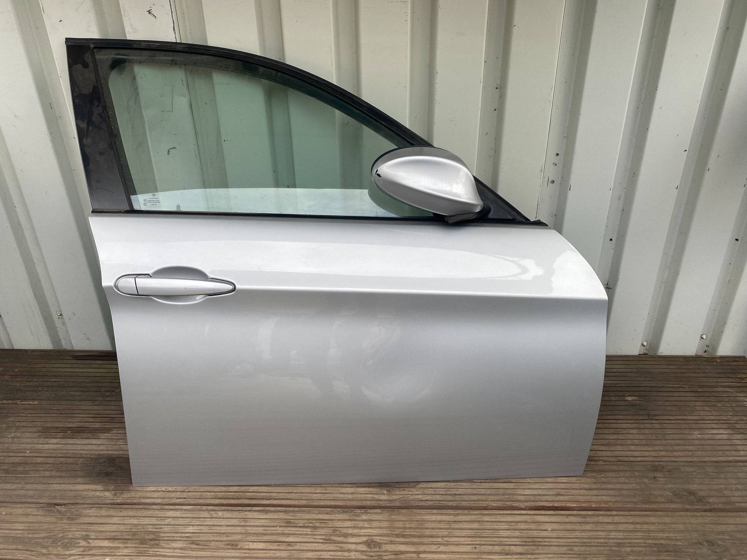 BMW E90 E91 complete door right front front 354 SREBRNY