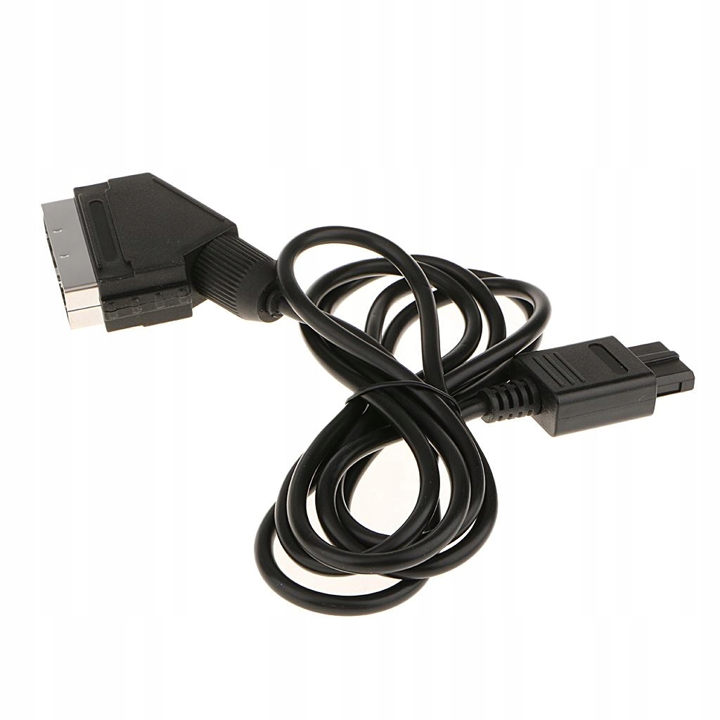 1,8 m/6 stóp RGB Kabel AV Stereo TV do konsol do gier NTSC Czarny